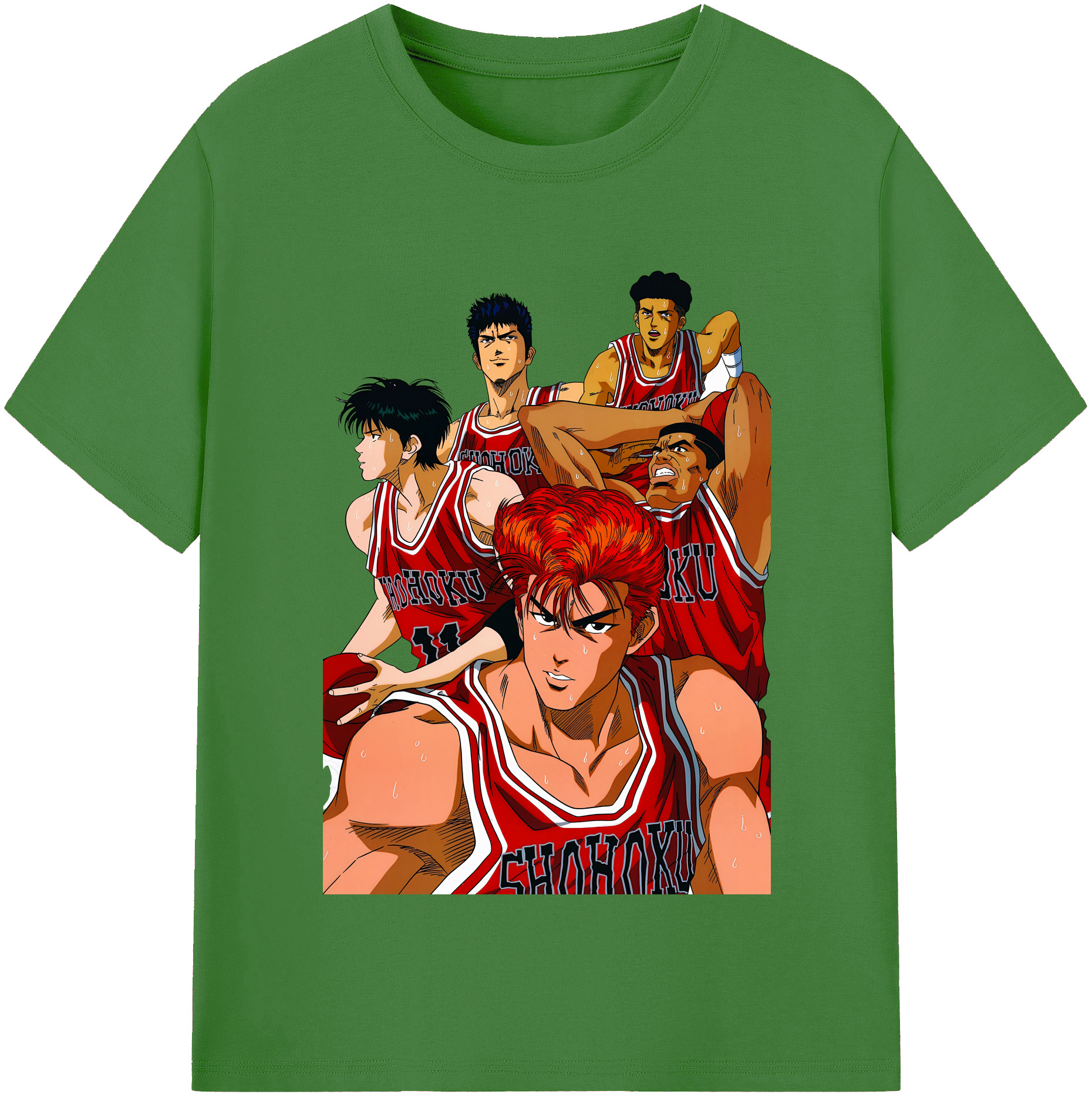 （画像用） SLAM DUNK／スラムダンク レディースカジュアルプリントTシャツ（綿100％）